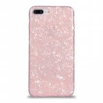 Wholesale iPhone 8 / 7 IMD Dream Marble Fashion Case (Rose Pink)